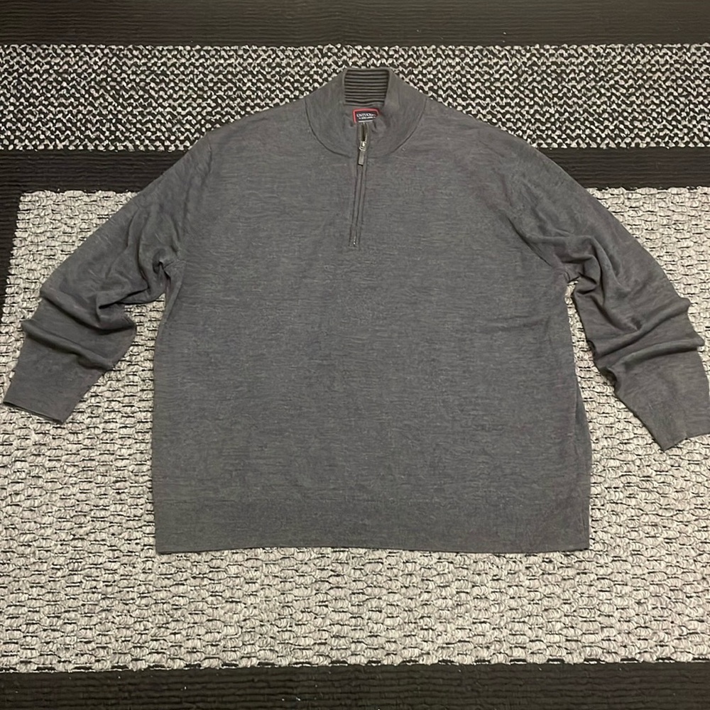 UNTUCKit Pullover Sweater Men’s 3XL Quarter Zip Smart Casual Workwear Classic